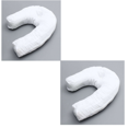 thumbnail image 1 of U Shape Side Sleeping Support Pillow with Removable Washable Cover Ear Hole Design Bed Rest Cushion for Side Sleepers, 1 of 5