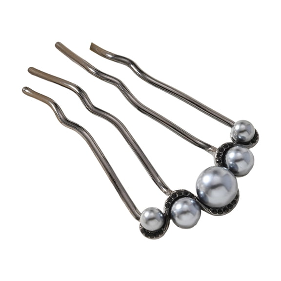 U Shape Updo Hair Pins Clips for Thin Thick Hair,4 Prong Bun Hair Stick Vintage Hairstyle Accessories French Hair Forks