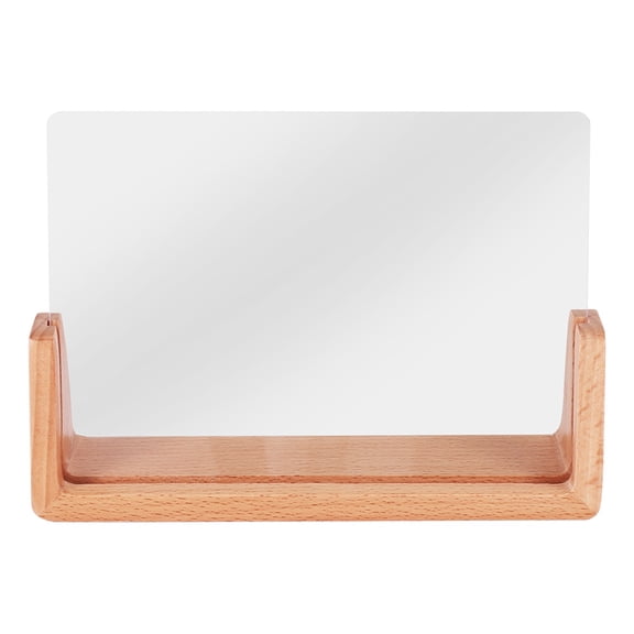 U-Shaped Beech Wood and Acrylic Photo Frame Set, 3-Piece, 7-Inch Desk Decor for , Bedroom, Living Room, Cafe