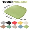 thumbnail image 1 of U Shaped Chair Cushion, Dining Chair Cushion, Seat Cushions for Kitchen Chairs, Dining Chair Cushions, Thick Comfort Seat Cushion, Indoor Chair Pad, Horseshoe-Shaped Seat Cushion,17.72×16.54in,Green, 1 of 5