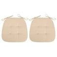 thumbnail image 1 of U-Shaped Chair Cushions, Machine Washable Cover and Ties, Chair Pads for Indoor Dining Room and Kitchen Chairs, 2 Pack, 1 of 8