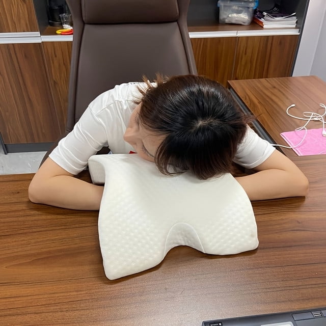 U Shaped Curved Memory Foam Sleeping Neck Cervical Pillow With Hollow Design Arm Rest Hand Pillow For Couple Side Sleepers Walmart