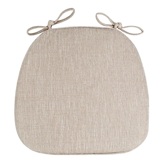 U Shaped Dining Chair Cushion with Secure Tie Closure Non Kitchen Seat Pad for Comfortable Support