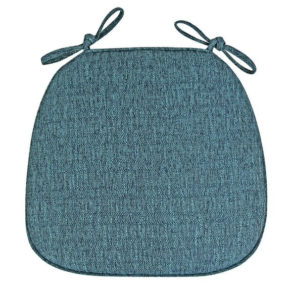 Chair Cushions for U Shaped Dining Chairs - Non Kitchen Seat Pads with Ties - Colorful Cushion for Dining Room Seating - Comfortable and Stylish