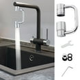 thumbnail image 1 of U Shaped Faucet Extender, 2025 New Universal Sink Faucet 1440° Rotatable Faucets Aerator Extension, 2 Modes Multifunctional 1080° Swivel Faucets Extender for Bathroom Kitchen Sink, 1 of 7