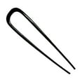 thumbnail image 1 of U-Shaped French Hairpin Hair Pin Prongs Updo Chignon Pins Large Metal Hairpins Sticks Hair Accessories For Women Girls Hair Styling, black, 1 Piece, 1 of 5