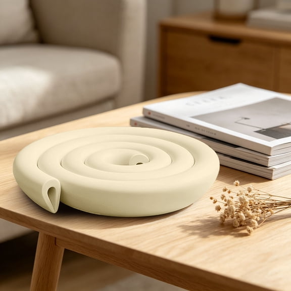 U Shaped Furniture Edge Protector Soft Foam Corner Guard for Tables Cabinets Vehicles 78.7 Inch