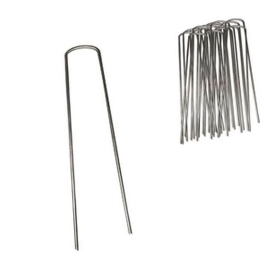 U-Shaped Ground Stakes - 100 Piece