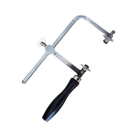 U Shaped Hacksaw Featuring Tension Control And Ergonomic Handle For Versatile Use Detailed Cutting On Various Materials
