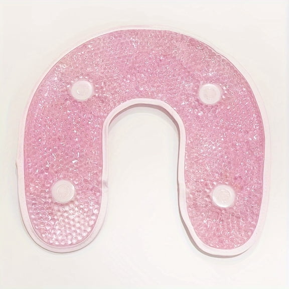 U-Shaped Hot and Cold Compress Gel Pack - Reusable, Refreshing, Suitable for Shoulder, Neck, Face, Legs, 1pc