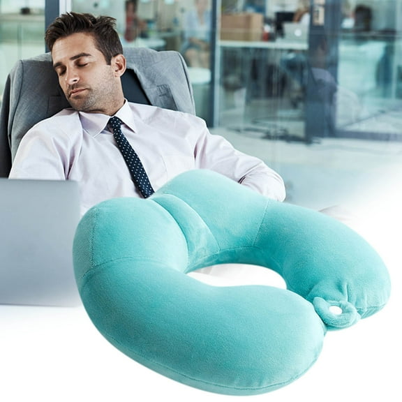 U-Shaped Hump Neck Pillow for Travelers, Soft and Breathable Supportive Neck Cushion for Comfortable Long-Distance Travel