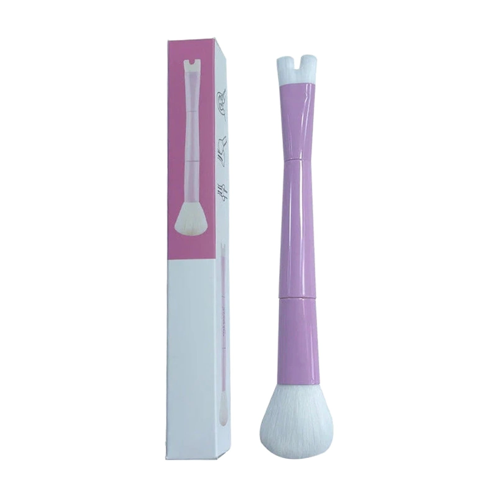 U Shaped Makeup Brush For Sculpting And Contouring The Nose 2 In 1