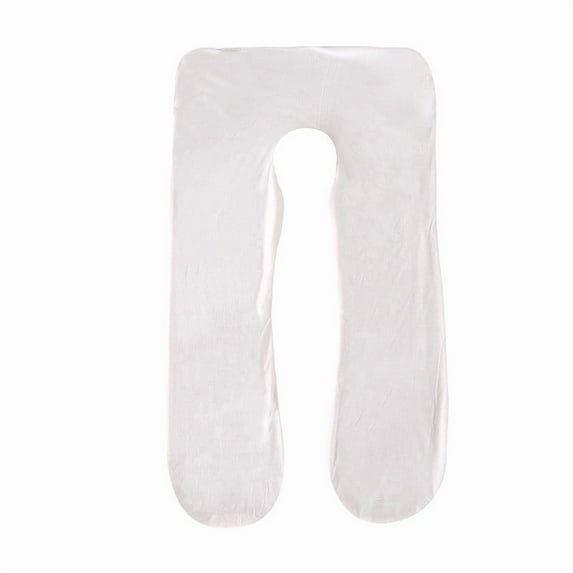 U-Shaped Maternity Pillow Cover, Soft Washable Removable Case, Comfortable Pregnancy Support Pillow Protector, Easy-Care Bedding for Expecting Moms, Gentle on Sensitive Skin