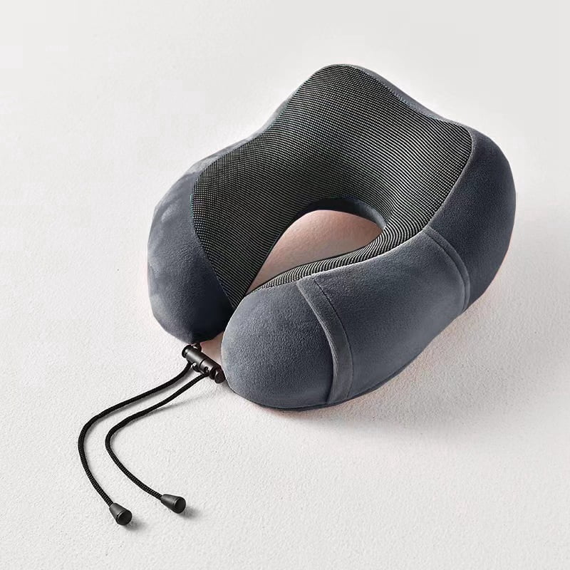 U Shaped Memory Foam Neck Pillows Soft Cervical Orthopedic Pillow Travel Essentials For Airplane Massage Neck Cushion