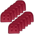 thumbnail image 1 of U-Shaped Memory Foam No Slip Back 16 x 17 Faux Leather Chair Pad Cushion 12 Pack - Burgundy, 1 of 7
