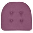 thumbnail image 1 of U-Shaped Memory Foam No Slip Back 17 x 16 Chair Pad 12 Pack Purple, 1 of 7