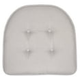 thumbnail image 1 of U-Shaped Memory Foam No Slip Back 17 x 16 Chair Pad 6 Pack Light Gray, 1 of 7