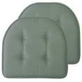 thumbnail image 1 of U-Shaped Memory Foam No Slip Back 17 x 16 Chair Pad Cushion 2 Pack, 1 of 7