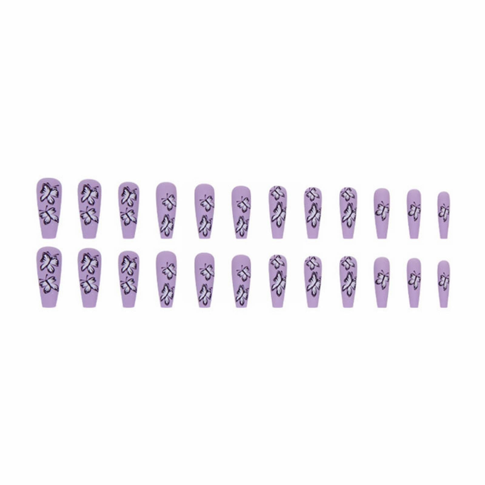 U Shaped Nails Nail Acrylic Coffin Tips on Acrylic Hand Practice ...