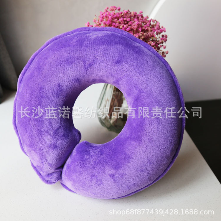 U Shaped Neck Pillow Neck Support Pillow Spa Salon Pillow Travel Flight Neck Pad