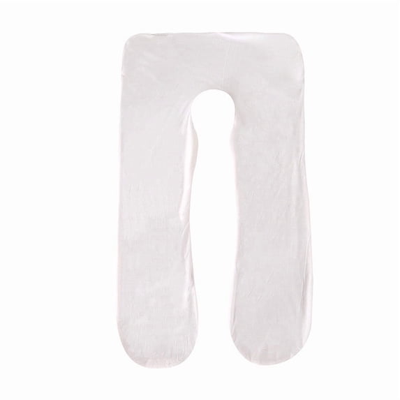 U-Shaped Pregnancy Pillow Cover, Pregnancy Pillow Replacement Cover Compatible with Pillows, Removable and Washable U Shaped Smooth Maternity Pillow Cover, Soft Pillow Protector for Side