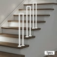 thumbnail image 1 of U-Shaped Stair Handrail, Metal White Decorative Railing for Stairs 7.87*33.46in, 1 of 18