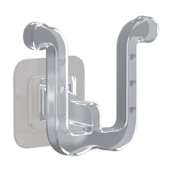 U Shaped Wall Mount Slipper Rack Clear PRYESS, Slipper Rack Wall Mount Shoe Holder Shoe Hanger for Bathroom, Slipper, Organizer, Wall Mount