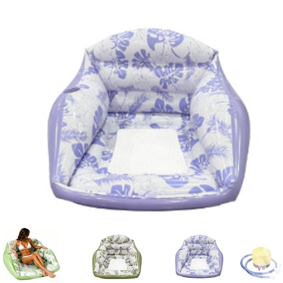 U-Shaped Water Inflatable Pool Float, Inflatable Pool Lounge Chairs, Sofa Pools for Outside Inflatable for Adults,Pool Floats for Lake, Beach & Summer Vacation