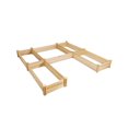 thumbnail image 1 of U-Shaped Wooden Garden Raised Bed for Backyard and Patio, 1 of 9