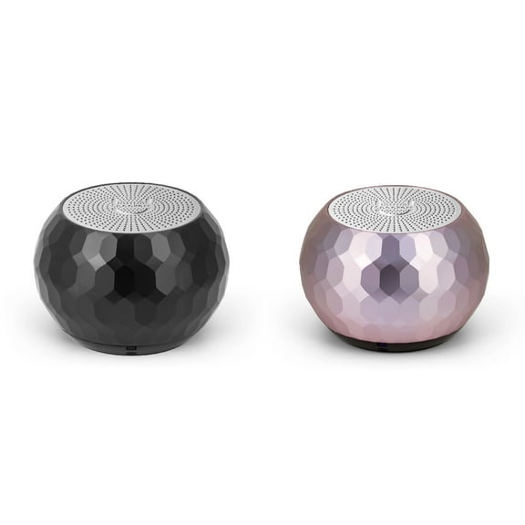 U Speakers Mini Glam Portable Wireless Bluetooth Speaker with Magnetic Base, Mic & Selfie Remote Control Active Lifestyle Travel Home Office Bundle with Coordinating Speaker, Pairing, Perfect Gift