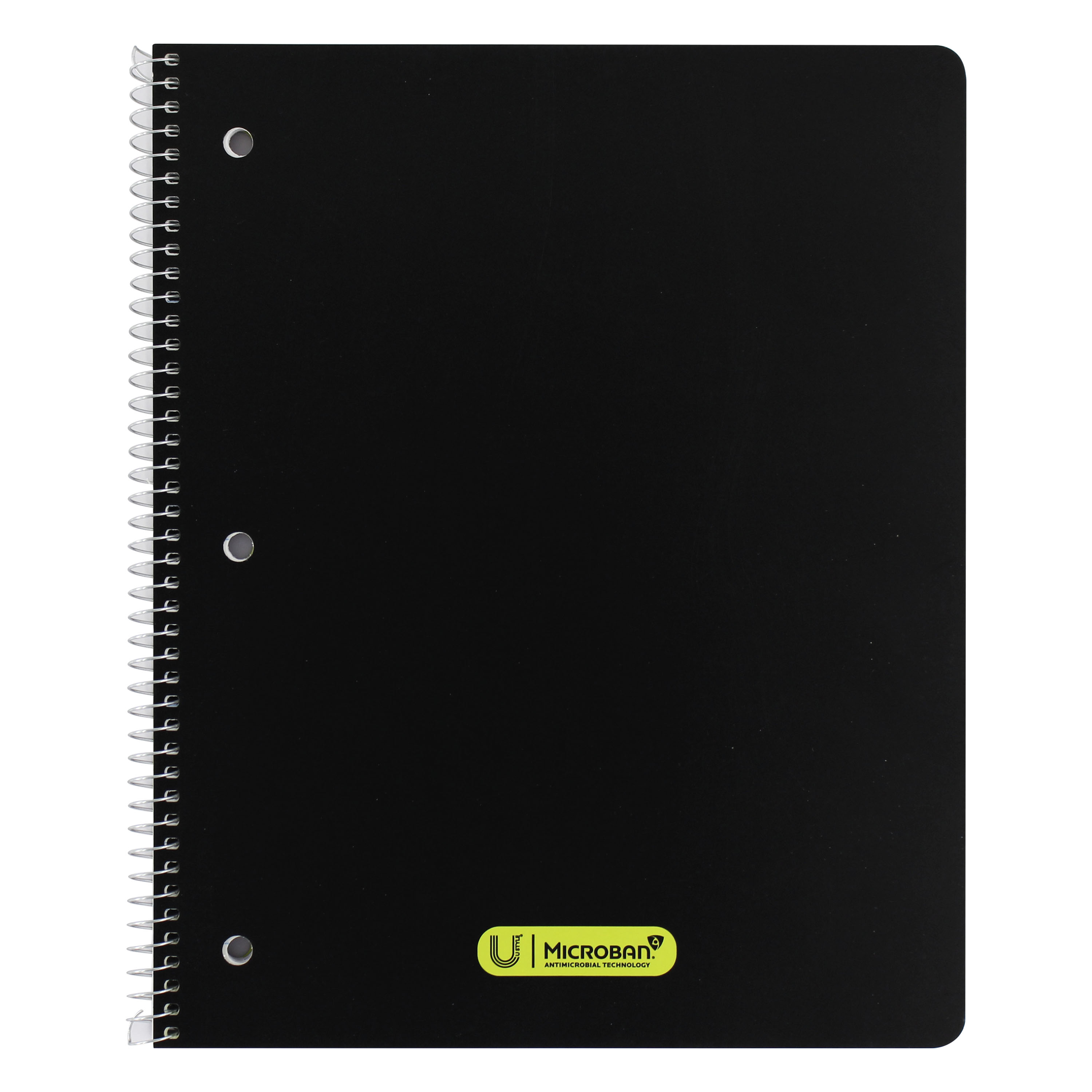 U Style Antimicrobial Microban 1 Subject Notebook, Wide Rule, 80 Sheets