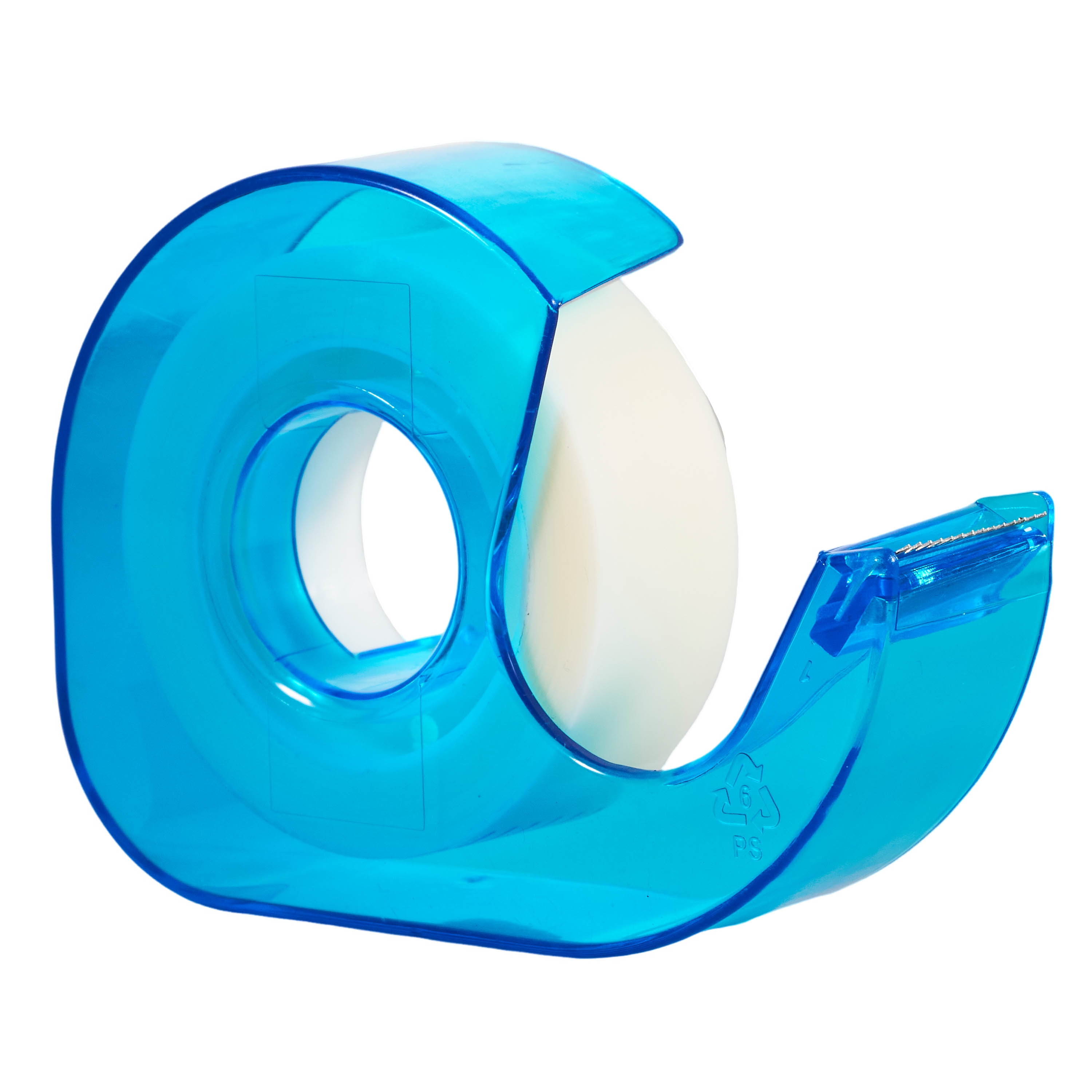 U Style Blue Tape Dispenser and 1 Roll of Tape