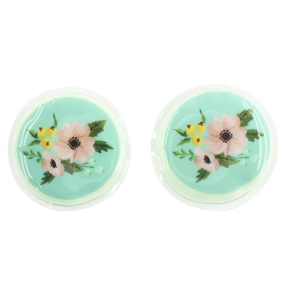 U Style Cooling Clay Eye Pads, 2 Reuseable Eye Pads, Floral