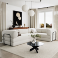 thumbnail image 1 of U_Style L-Shaped Modular Sofa Bed in Corduroy Fabric | Ideal for Small Spaces & Daily Use | No Assembly Needed, 1 of 22