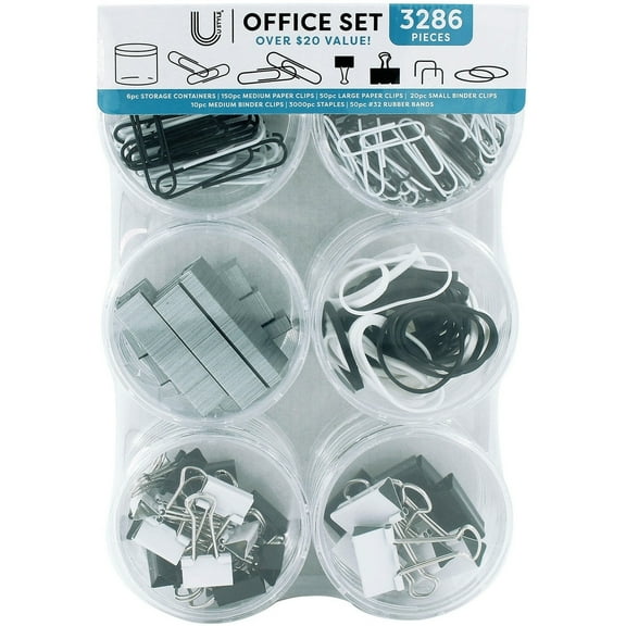 U Style Office Supply and Storage Set 3,268 Pieces