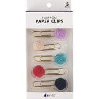 U Style Pom Pom Paper Clips, 5 pcs