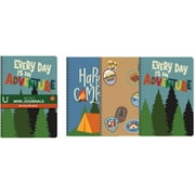 U Style Set of 3 Mini Journals, Camping Designs