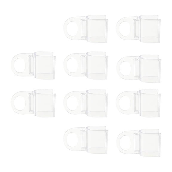 U Styles Clearly Plastic Curtain Clip 10PCS Roller Shade Pull Handle Universals Home Decoration Access