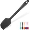 thumbnail image 1 of U-Taste 600°F High Heat Resistant 14in Extra Large Silicone Spatula, BPA-Free Food Grade Kitchen Cooking Baking Mixing One Piece Seamless Flexible Rubber Bowl Scraper for Nonstick Cookware (Black), 1 of 10