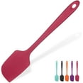 thumbnail image 1 of U-Taste 600°F High Heat Resistant 14in Extra Large Silicone Spatula, BPA-Free Food Grade Kitchen Cooking Baking Mixing One Piece Seamless Flexible Rubber Bowl Scraper for Nonstick Cookware (Red), 1 of 10