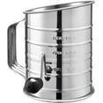 thumbnail image 1 of U-Taste Stainless Steel 3 Cup Flour Sifter with 4 Wire Agitators, Dishwasher Safe, 1 of 7