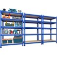 UToBe Storage Shelves 3 Pack 5 Tier Adjustable Garage Storage Shelving