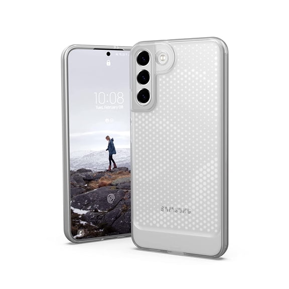 [U] by UAG Designed for Samsung Galaxy S22 Plus Case Clear Ice Lucent Slim Fit Lightweight Stylish Transparent Impact Resistant Protective Phone Cover, [6.6 inch Screen]