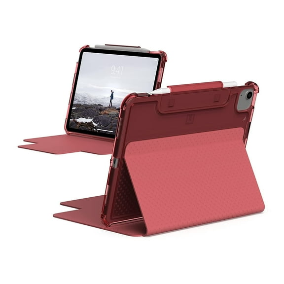 [U] by UAG Designed for iPad Air 10.9-inch (5th Gen, 2022) Case Lucent Lightweight Ultra-Slim Shockproof Smart Folio Protective Cover with Auto/Sleep Wake & Pencil Holder, Clay