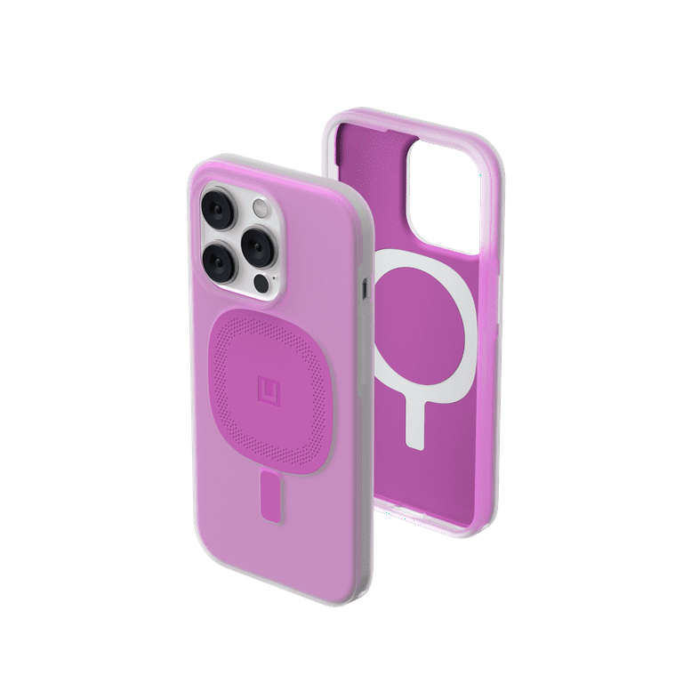 [U] by UAG Designed for iPhone 14 Pro Case Purple Orchid 6.1 Lucent 2.0  Built-in Magnet Compatible with MagSafe Charging Slim Lightweight Opaque