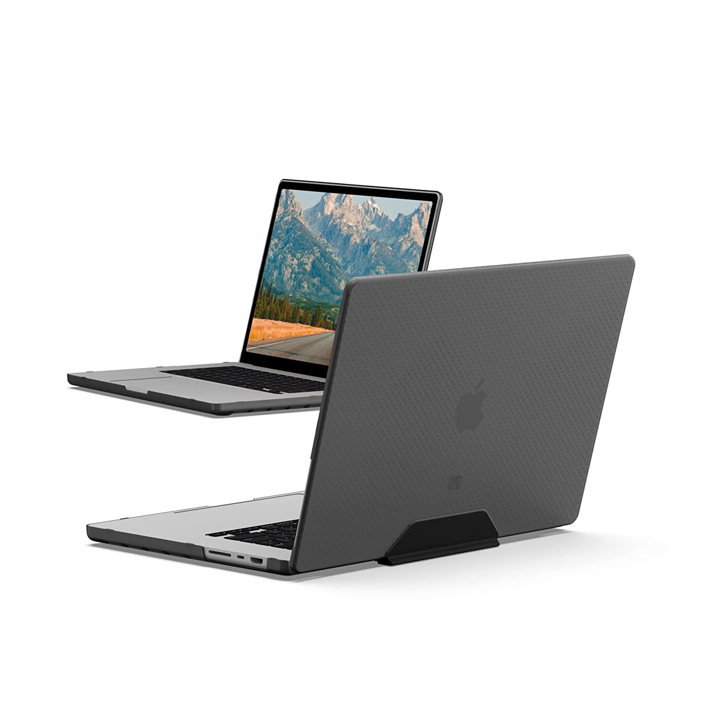 Coque MacBook Pro 16 Pouces EooCoo - Compatible 2024-2021 M1-M4, Protection Noir Mat