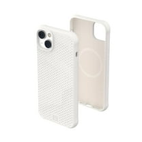 [U] by UAG iPhone 14 Plus Case White Marshmallow 6.7" Dot Built-in Magnet Compatible with MagSafe Charging Slim Lightweight Dropproof Silicone Protective Cover by URBAN ARMOR GEAR