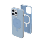 [U] by UAG iPhone 14 Pro Max Case Blue Cerulean 6.7" Lucent 2.0 Build-in Magnet Compatible with MagSafe Charging Slim Lightweight Opaque Protective Cover by URB
