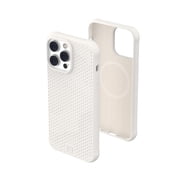 [U] by UAG iPhone 14 Pro Max Case White Marshmallow 6.7 Dot Build-in Magnet Compatible with MagSafe Charging Slim Lightweight Dropproof Silicone Protective Cover by URBAN ARMOR GEAR