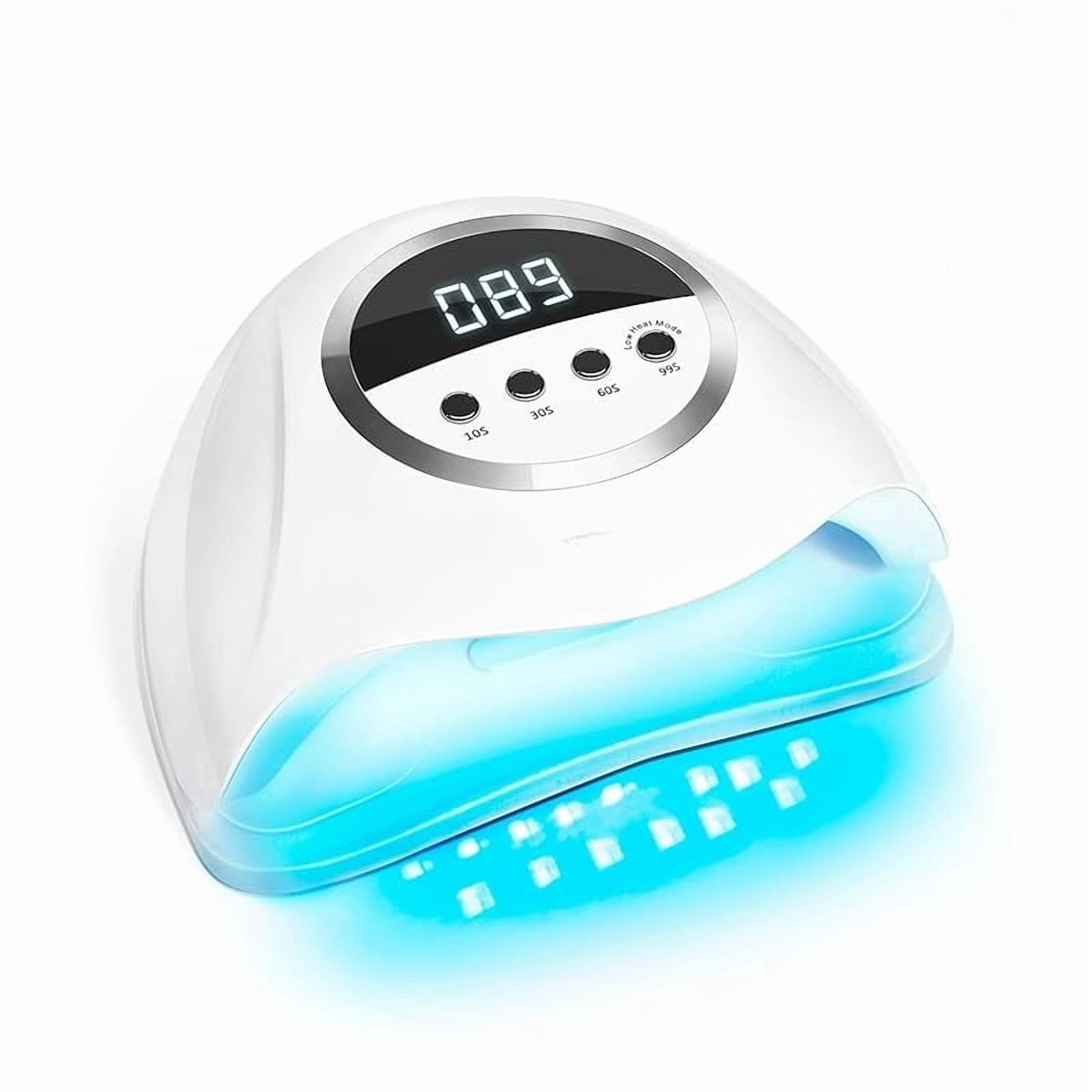 U V LED Nail Lamp 320W, Nail Dryer for Gel Polish, Gel Nail Lamp with 72 Light Beads, Led Nail Light for Nails with Automatic Sensor & 4 Timers
